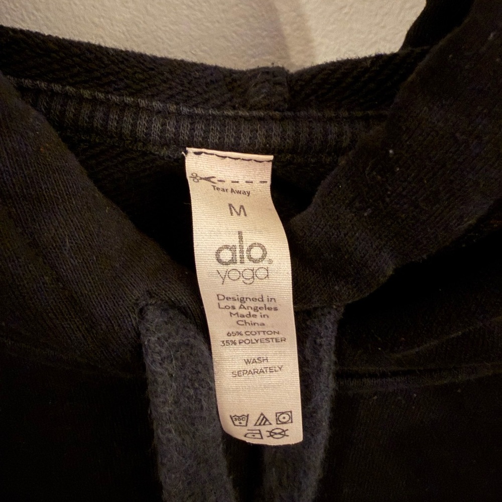 Alo black accolade hoodie - Picture 4 of 4